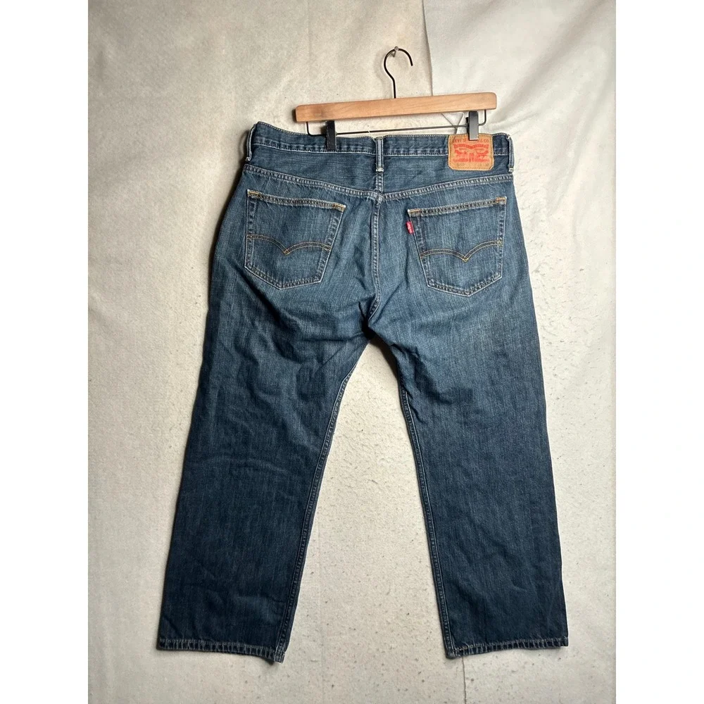 Levis 569 Loose Straight Leg Jeans Mens 36x30 Blue Denim Medium Wash 00569-0041